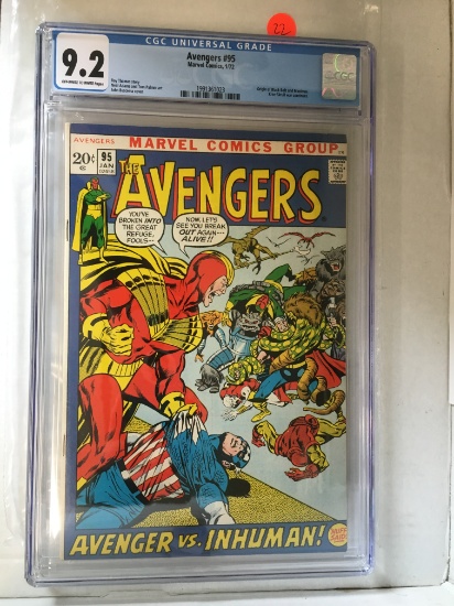 Avengers #95 - CGC 9.2