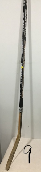 Chris Chelios Game Used and Signed Hockey Stick