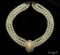 Vintage Pearl Bead Choker with Center Medallion
