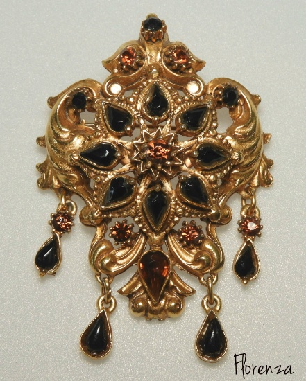 Vintage Florenza Brooch