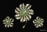 Vintage Sarah Coventry Brooch and Earring Set