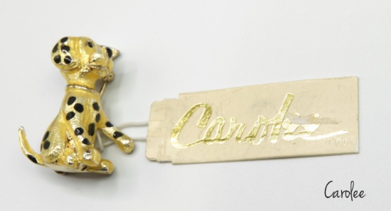 Vintage Carolee Dalmation Pin