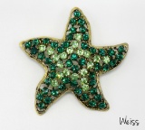 Vintage Weiss Starfish Brooch