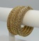 Vintage Gold Tone Coil Bracelet