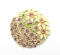 Vintage Enameled Floral Brooch