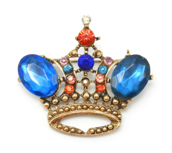 Vintage Crown Brooch