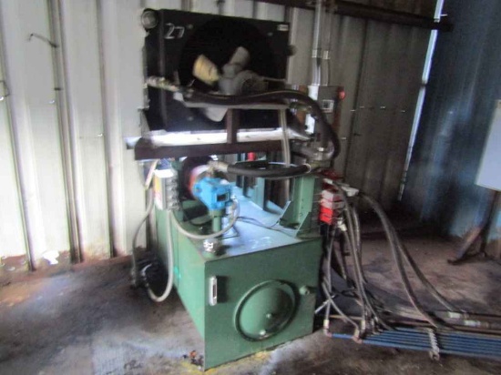 Cleerman 30HP Hydraulic unit with 8 (2) way valves.