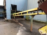 58' Split Level Bark Conveyor with 120 Ladder back chain with mtr & drv.