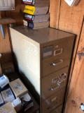 Filing cabinet w/ contents.