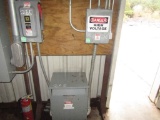 Square D 30 KVA transformer & safety switch.