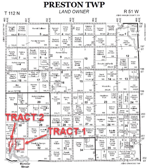 Tract II – 38+/- acres