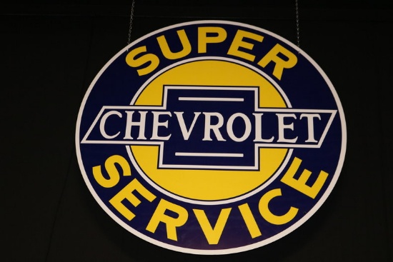 "Super Chevrolet Service" Sign