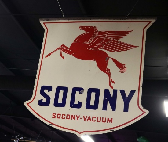Socony Metal Sign