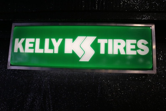 Kelly Tires Lighted Sign