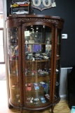 Curio Cabinet with Diecast Cars