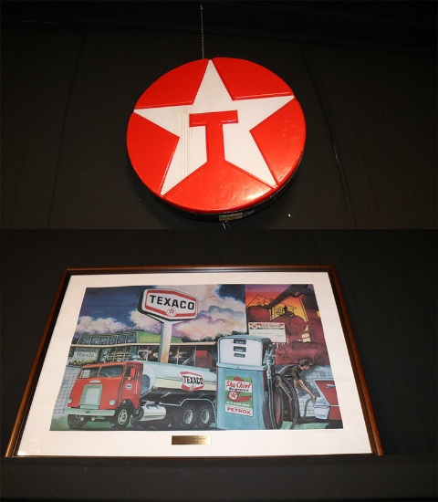 Texaco Star Light & Texaco Painting