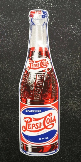 Pepsi Cola Soda Bottle Sign