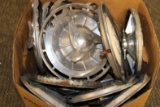 Box Lot of Misc Hubcaps