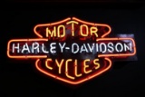 Harley Davidson Motorcycles Neon Sign