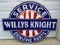 Willys Knight Service & Genuine Parts Sign