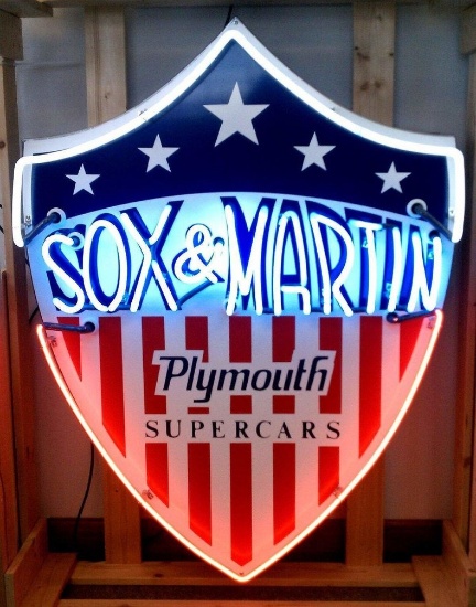 Custom Sox & Martin Neon Sign