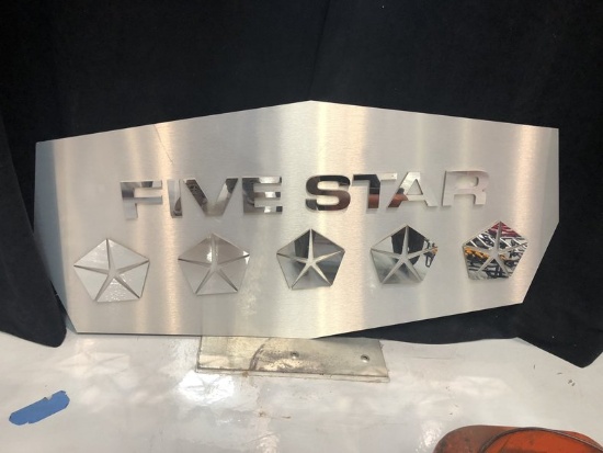 Five Star Chrysler Sign