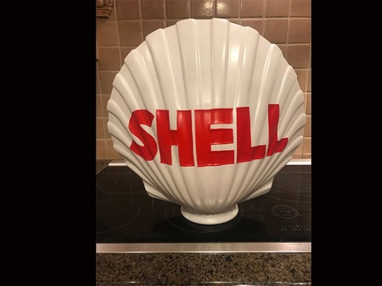 1940's Shell Gas Pump Globe
