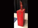 Antique Oil Pump - Red