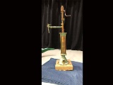 Antique Oil Pump - Green