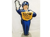 Slow School Zone Standup Policeman