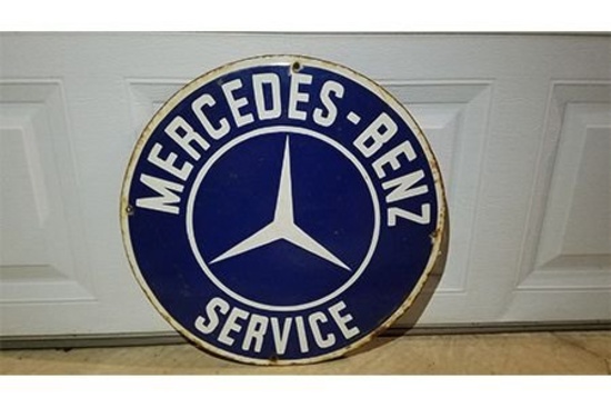 Mercedes-Benz Service 24" Sign