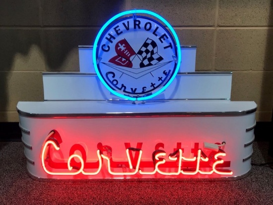 36" Corvette Diner Style Wrap Around Neon Light