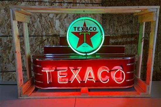 Texaco Marquee Neon Sign 24 x 36in.