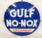 Gulf No Nox Porcelain Sign