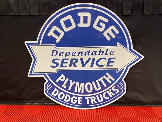 Dodge Plymouth Dependable Service Sign