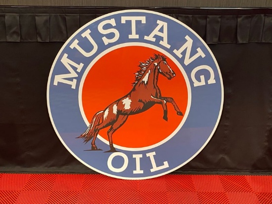 Mustang Oil Sign