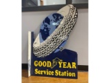 Porcelain Goodyear Service Station Flange