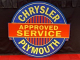 Chrysler Plymouth Approved Service Sign