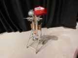 Vintage Neptune Outboard Motor - Red