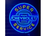 Chevrolet Super Service Neon Sign