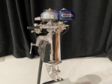 Vintage Neptune Outboard Motor - Blue