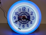 Pontiac Neon Clock