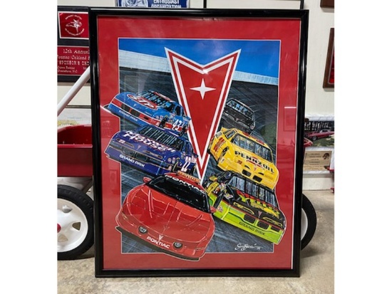 Pontiac Racing Poster