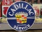 Porcelain Cadillac Service Dealership Sign