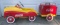 Coca Cola Pedal Car with Trailer & Cooler