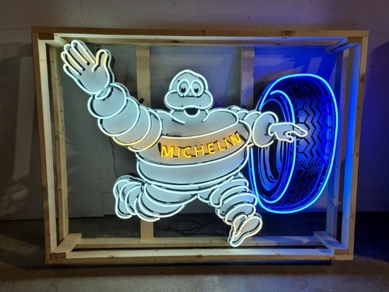 Michelin Man Tin Neon Sign