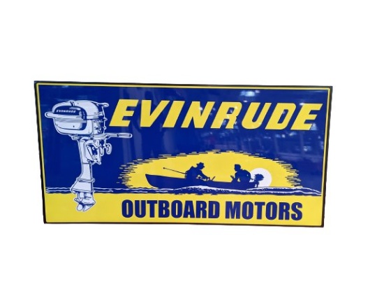 Evinrude Outboard Motors Sign