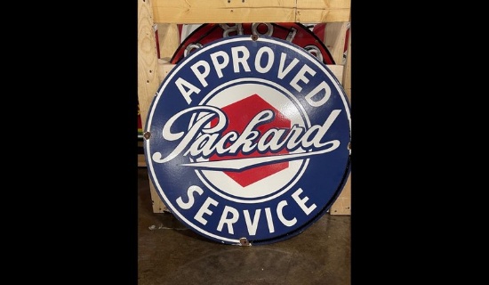 Packard Dealer Approved Service Sign