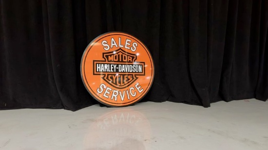 Harley Davidson Sales & Service Sign