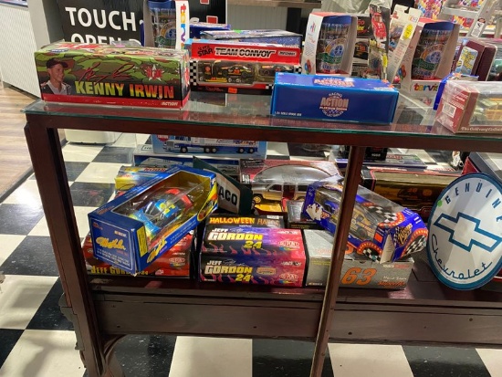 Cases of Model Cars and Toys